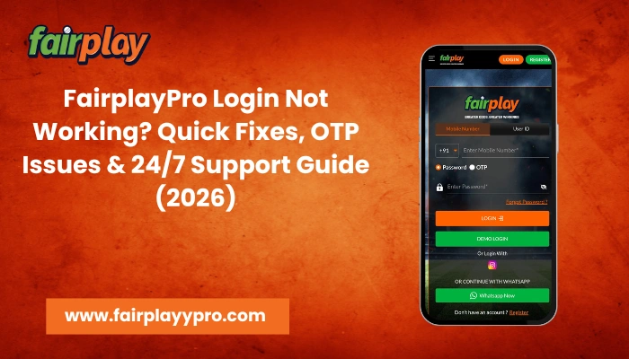 FairplayPro Login Not Working_ Quick Fixes, OTP Issues & 24_7 Support Guide (2026)