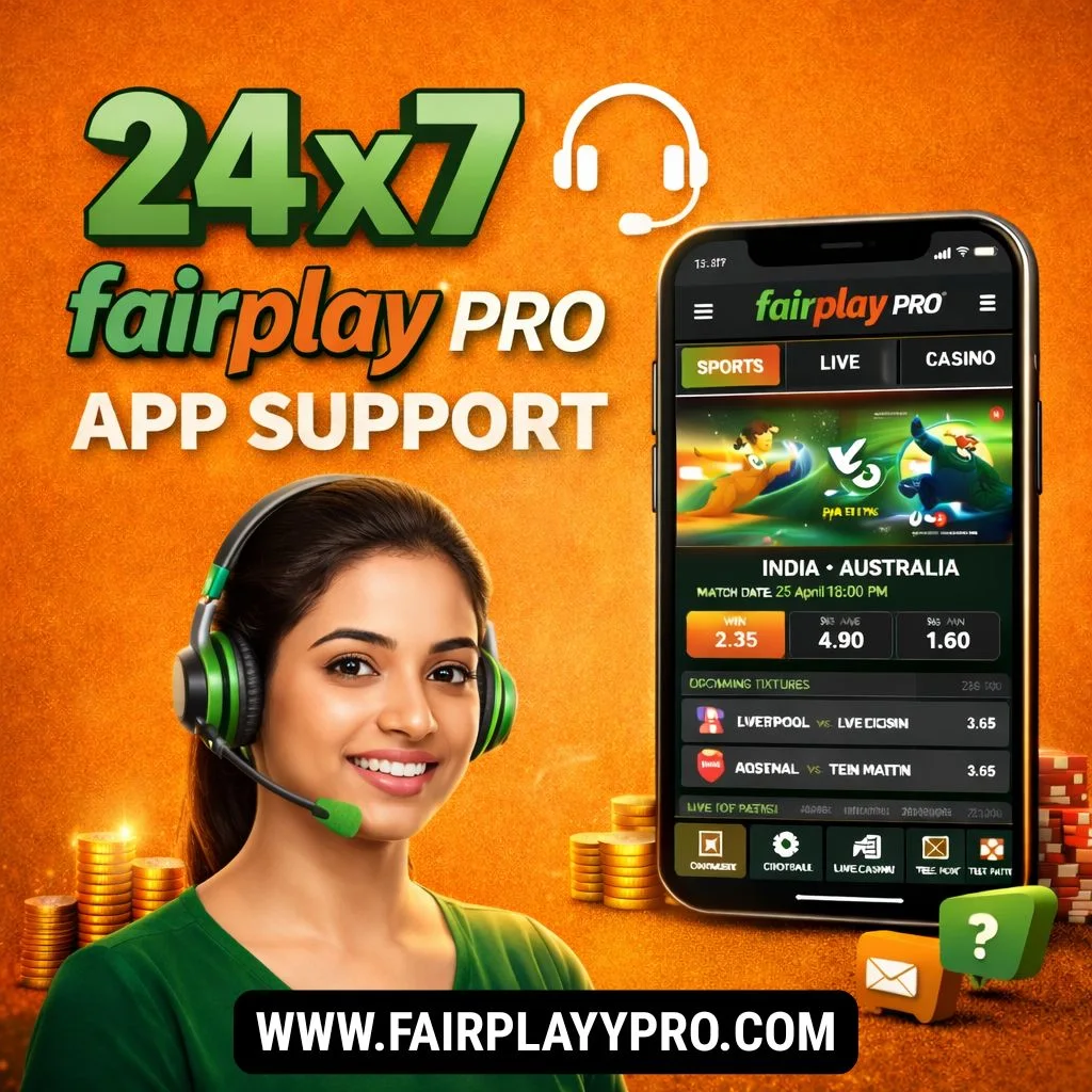 24×7 Fairplay Pro App Support