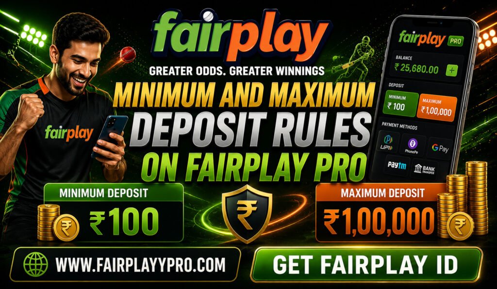 Minimum and Maximum Deposit Rules on Fairplay Pro