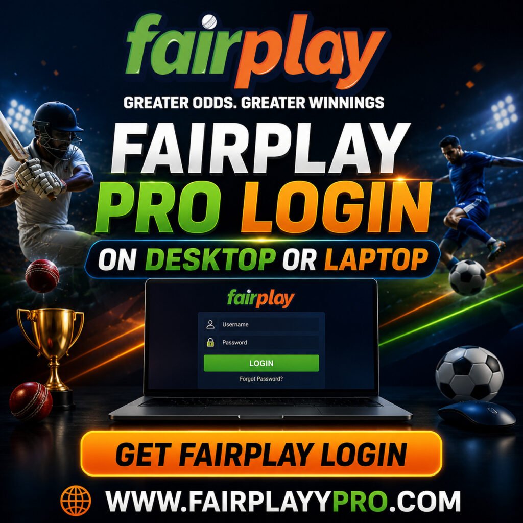 Fairplay Login on Desktop or Laptop